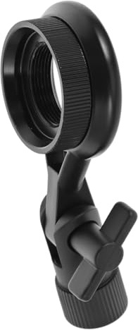 QUMIIRITY Stabile Mikrofon Schwingungsdämpfer Halterung aus Eisen mit Verstellbarem Winkel für Professionelles Vocal Recording als Mikrofon Arm Zubehör