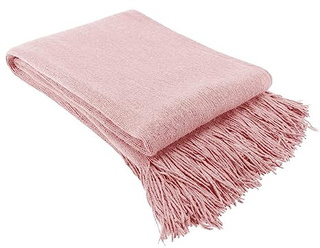 Levemolo Sofadecke Im Nordischen Stil Einfarbige Strickdecke Mit Fransen Bequeme Decke Für Zuhause Und Hotel