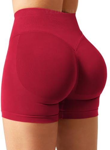 YEOREO SoftHue - Short de sport pour femme - Invisible - Scrunch Butt Lifting - Gym - Workout - 11,9 cm - Sans couture - Court - Push Up - Short de motard