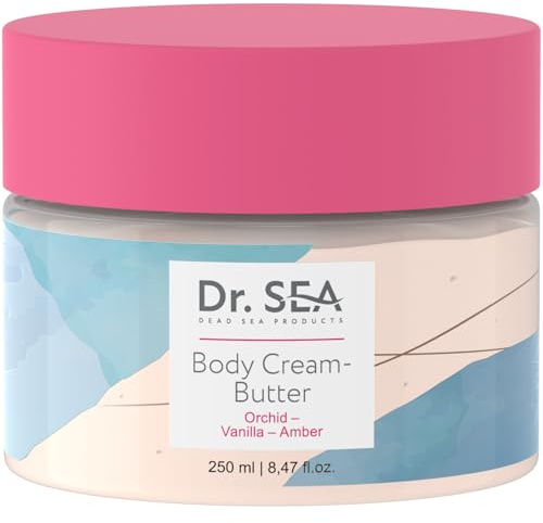 DR. SEA - Manteca Corporal Ultra-Nutritiva con Orquídea, Vainilla & Ámbar - Hidratación Intensa & Brillo Satinado - Textura Rica & Fundente - 250ml