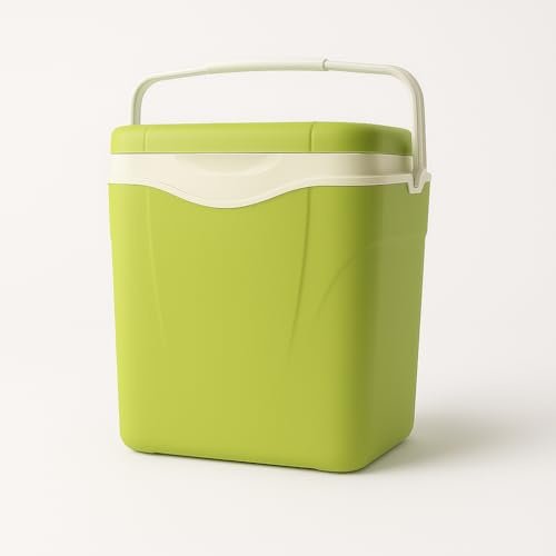 HERSIG - Nevera Portatil - Nevera Playa y Camping - Neveras Portatiles para Mantener Bebidas y Comidas Frías en Actividades al Aire Libre - Material Resistente y Fácil de Lavar - Verde 32 litros