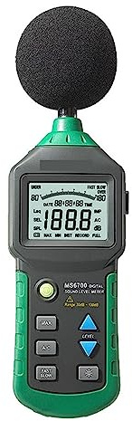 Decibelímetro Medidor De Nivel De Sonido Digital Con Pantalla Digital De Grado Industrial Medidor De Ruido Rango Automático