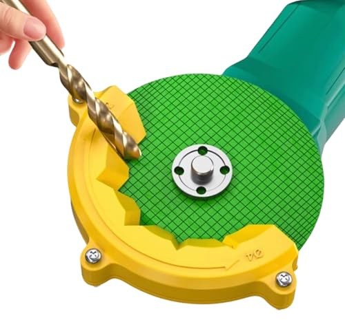 Hjatirace Bit Sharpener for Drill - Bench Grinder Drill Bit Grinding Sharpener - Sharpening Jig Auxiliary Tool for Steel Carbide Cobalt Masonry Drilling Metalworking Home Improvement
