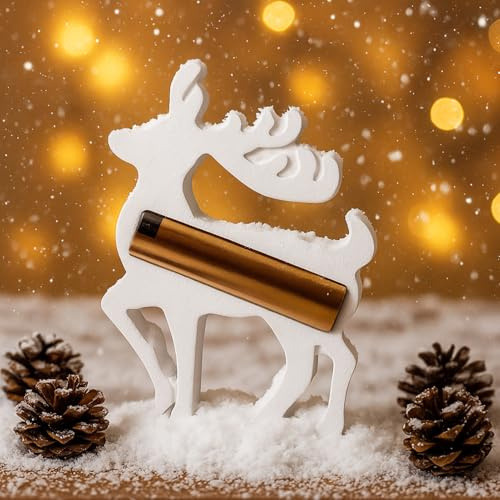Silikonformen Gießformen Weihnachten Geldgeschenke,Elch Silikonform Geldgeschenke Silikonform Weihnachten Gips zum Gießen Stern Weihnachtsbaum Gießformen Silikon Weihnachten Geldgeschenke (C)
