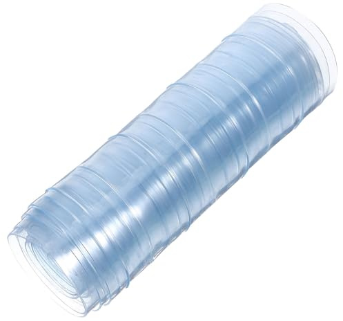BESTonZON PVC-hundetürvorhang für Hundehütte Transparente Streifenvorhang als Ersatz-Klappe Türstreifen für Innen und Außenbereich Robustes Kunststoffmaterial Einfache Reinigung
