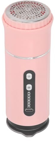 Aramox Mini Ferro Da Stiro A Vapore, Levapelucchi Ricaricabile con Silicone ABS Oro, Rasoio Per Tessuti Portatile 1800mAh, Strumento Portatile Per La Cura Degli Indumenti Per Viaggi A Casa, Viaggi