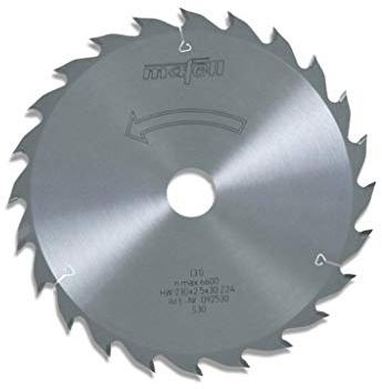 Mafell Sägeblatt-HM, 230 x 1,8/2,5 x 30 mm, Z 24, WZ, für universellen Einsatz in Holz (KSP 85 Fc)