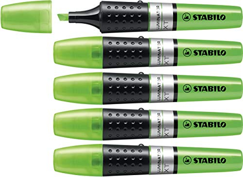 Textmarker - STABILO LUMINATOR - 5er Pack - grün