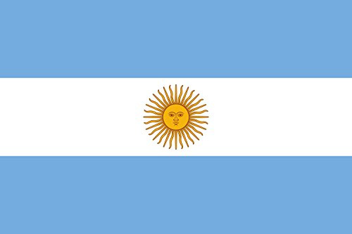 magFlags Bandera XS Argentina | bandera horizontal | 0.375m² | 50x75cm