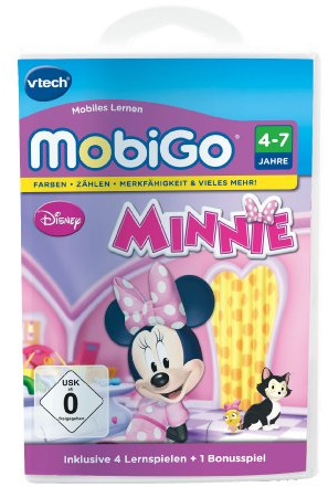 VTech 80-252904 - MobiGo Lernspiel Minnies Schleifen Boutique