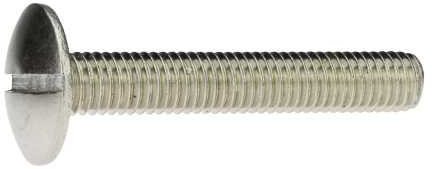 Reidl Flachrundschraube Bordwandschraube mit Schlitz 4 x 70 mm A2 blank 100 Stück