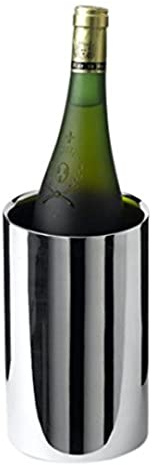 Genware NEV-003P Polished Wine Cooler, Stainless Steel, 12 ø x 20 cm