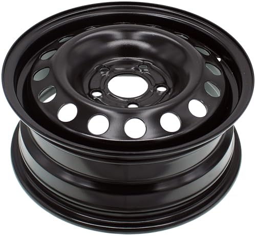 Dorman 939-196 15 x 6 In. Steel Wheel Compatible with Select Hyundai / Kia Models, Black