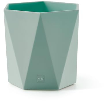 Miquelrius - Portapenne da scrivania, Organizer da scrivania con design soft touch, Struttura robusta, Ideale per ufficio, Scrivania o studio, Conservazione di forniture, Verde
