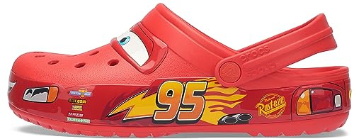 Crocs Unisex Disney and Pixar Cars Lightning McQueen Adult Clog, Red, 4 Men/6 Women