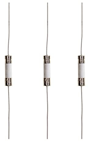 HUABAN 10 Stück 10A 10 Amp 250V 5 * 20mm Flinke Keramik-Blei-Sicherung | Axial Lead 10 Amp 250 Volt