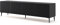 BIM Furniture Lowboard TV 200 cm – Sideboard mit Gefrästen MDF-Fronten, Push-to-Open, Metallfüße – Fernsehschrank HiFi Schrank fürs Wohnzimmer Schwarz Matt