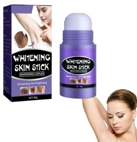 Correttore di Macchie Scure Sotto Le Ascelle, Correttore di Macchie Scure Sotto Le Ascelle Stick Crema Idratante Per La Rimozione Dell'ordine Ascella Crema Sbiancante Per Ginocchia Gomiti 40g