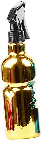 Cabilock Spray Ricaricabile Dorato Nebulizzazione Fine per Parrucchieri e Annaffiatura Bottiglia Leggera e Portatile per Acconciature