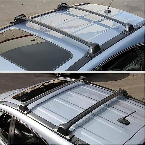 LTSRLL 2Stück Auto Dachreling Dachgepäckträger für H-onda CRV CR-v 2007-2011, Aluminium Dachträger Querträger Camping Transport DachbüGel Gepäckträger Zubehör
