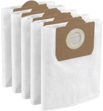SPARES2GO Dust Bags for Titan TTB350 TTB351VAC TTB430VAC TTB774VAC TTB775VAC TTB776VAC TTB777VAC Vacuum Cleaner (Pack of 5)