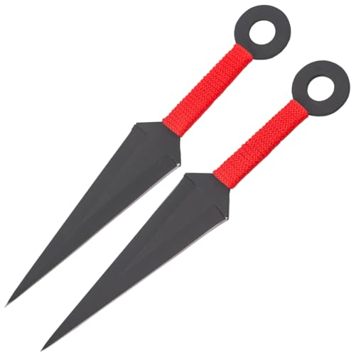 G8DS Wurfmesser Set Trainingsmesser Outdoormesser Gürtelmesser inklusive Holster aus Nylon schnelles Werfen Messer Messer werfen für Profis