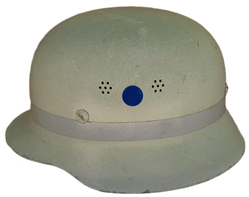 Feuerwehr Helmkennzeichnung/Helmaufkleber - Sanitäter Punkt (2 St. - Refelexblau)