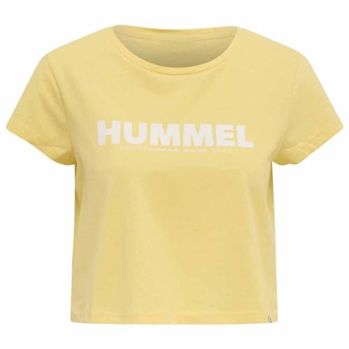 hummel hmlLEGACY cropped t-shirt damer gul, L damer