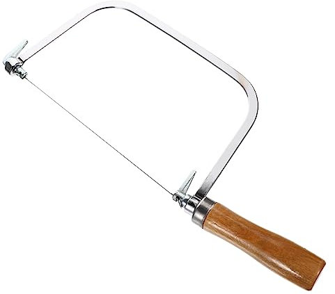 Hohopeti 1Pezzi Taglierina per in Acciaio Inossidabile con in Legno Strumento Portatile per Taglio Fai da Te per e Regalo