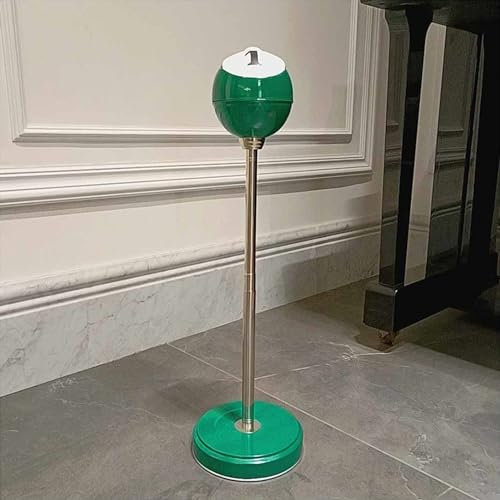 YUZDNM Abnehmbarer Bodenständer Aschenbecher, Standaschenbecher Mit Deckel, Vertikaler Aschenbecher, Zigarrenaschenbecher Für Zigaretten, Geeignet Für Aufzugseingang, Bar, Convenience Store(Green)