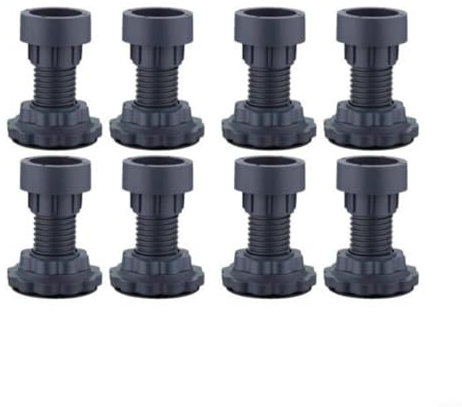 FACAIIO Rialzi per mobili da 5 cm, rialzi rotondi per letti, alzate per sollevare mobili per tavoli e divani, set di 4, supporta fino a 599,7 kg (8 pezzi)