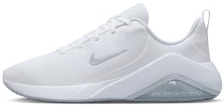Nike Women's Bella 7 Training/Workout Shoes, White/Pure Platinum-White, 8