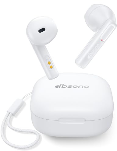 dbsono True Wireless Earbuds Bluetooth Headphones: Ultra-Lightweight White
