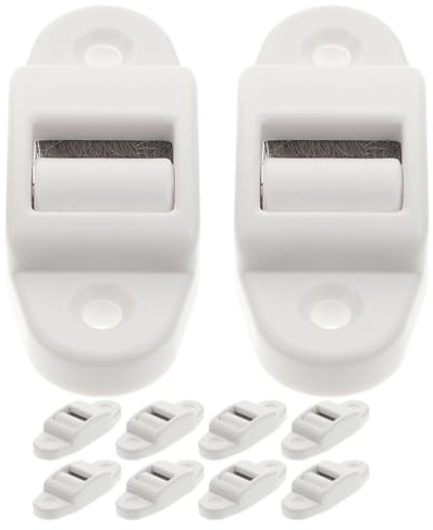 OUNONA 10pcs Shutter Belt Strap Guide Replacements Plastic Roller Window Shutter Straps with Internal Brush for 14mm Webbing Curtain Supplies