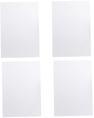 WRITWAA 4 Stück Weißes Augenschutzpapier Schmierpapier Notizblock Blanko für Schüler und Studenten Praktisches und Modisches Papier zum Schreiben und Zeichnen