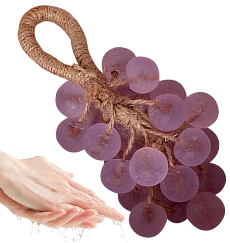 Savon Artisanal Savon Solide Artisanal Parfumé | Savon Barre Grappe Raisin Pour Homme et Femme - Nettoyant et Hydratant pour le Corps et les Mains Sous la Douche