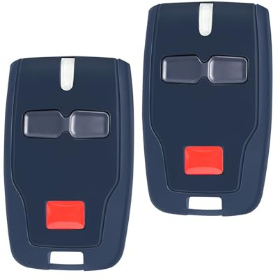 Set di 2 Telecomando Cancello, telecomandi per BFT MITTO2 - Mitto2 M 2 canali 433 MHz Rolling Code per cancelli automatici