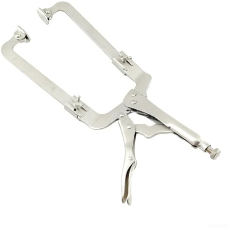 Pinze di bloccaggio, 22,9-35,6 cm, resistente, telescopico, regolabile, morsetto a C, pinze per saldatura, bloccaggio metalli