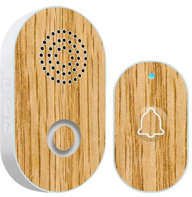 Honhoha Campanello Wireless per Casa - 38 Suonerie Elettriche Ad Alto Volume | Campanello Senza Fili Per Appartamento Con Suoneria - Per Bambini Anziani Aziende Cucina Camera Da Interno Casa Classe