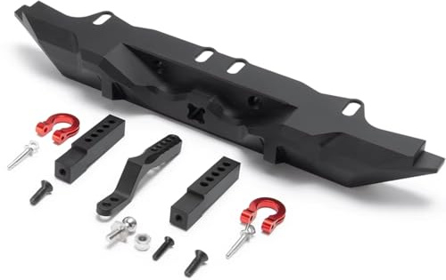 Compatible With TRX-4 1/10 RC Car Upgrade Parts Accessories Metal Rear Bumper With Rescue Trailer Hook & Mount Set Accessories