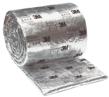 3M Fire Barrier Duct Wrap 615+, Space-Saving, Commercial Kitchen Grease and Ventilation Ducts Applications, 24 in x 25 ft, 1 Roll