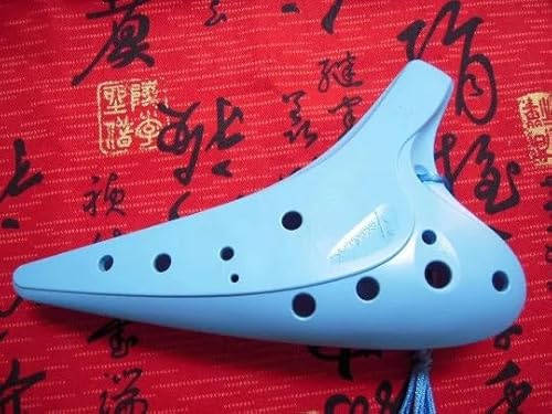 Focalink 12 Holes Alto C ABS Resin (Sturdy & Durable) Ocarina (Sky Blue)