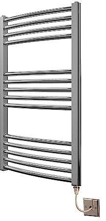 Firenze Curved Electric Heated Towel Rail H800mm W500mm