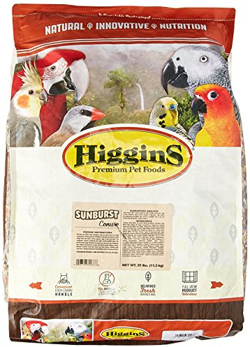 Higgins 466185 Higg Sunburst Food For Conure, 25-Pound