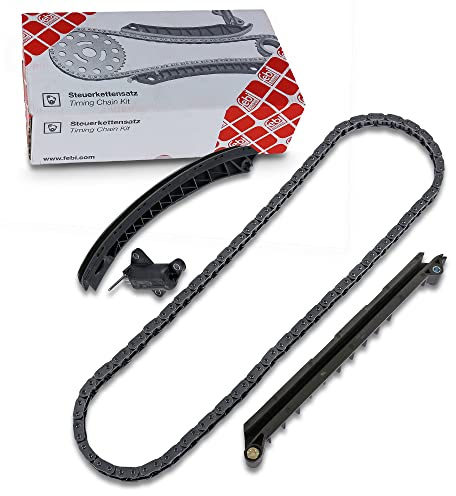 febi bilstein 30381 Steuerkettensatz für Nockenwelle, mit Gleitschienen und Kettenspanner, 1 Stück | Kompatibel mit: BMW 3, 3, 3 Cabriolet, 3 Compact, 3 Coupe, 3 Coupe, 3 Touring, 3 Touring, 5, 5 Touring, Z3 Roadster