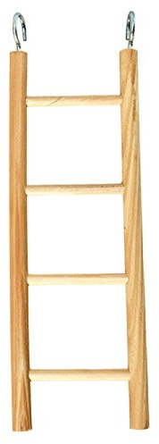 Arquivet Vogelleiter aus Holz, 4 Stufen