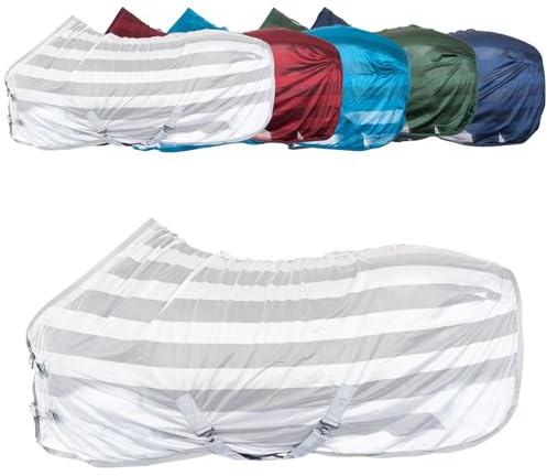 RL24 - Fliegendecke für Pferde Basicline – Silber – Gr. 135cm
