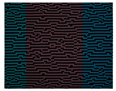 Zuzunaga - Zoom Out 1 Wolldecke, 140 x 180 cm. Material: Wolle (100% Merino)