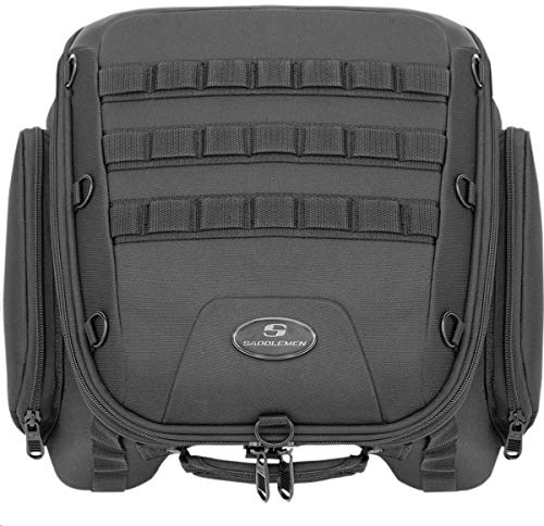 Saddlemen TS1450R Tactical Tunnel Tail Street Motorcycle Tail Bags - Black/One Size