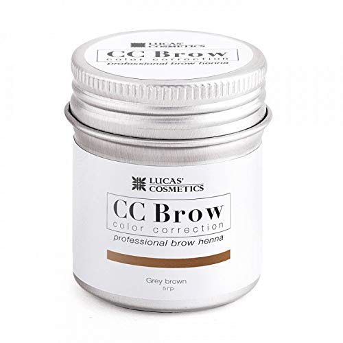 Professional Brow Henna CC BROW by Lucas Cosmetics (Grey Brown)